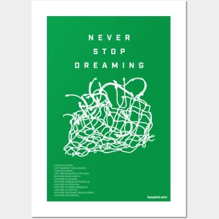 Never Stop Dreaming Posters and Art